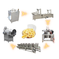Professionele Top Leverancier Banaan Chips Planatin Making Machine Weegbree Chips Verwerkingsbedrijf Weegbree Chips Making Machine