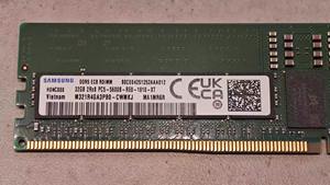 หน่วยความจำเซิร์ฟเวอร์ RDIMM DDR5 32G 6400MHz 5600MHz RAM M321R4GA0PB2 M321R4GA0PB2-CCP M321R4GA0PB0 M321R4GA0PB0-CWM - Product Image 4