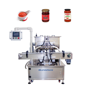 Macchina riempitrice a pistone a doppia testa di vendita popolare macchina per riempire il miele - Product Image 1