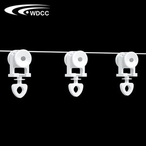 <b>Plastic</b> s Wave Runner Ceiling Smart Curtain Accessories Track Runners Distance Curtain Runner 11.8 mm - Product Image 3