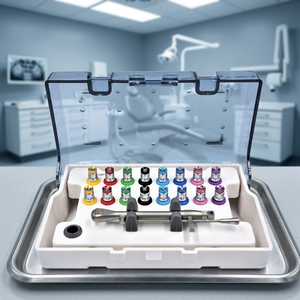 Kit de clés dynamométriques chirurgicales dentaires BK Industries, embouts d'implantation codés par couleur, manuel, acier inoxydable, poignée ergonomique, certifié CE 1 - Product Image 5