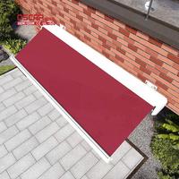 Auvent en cassette pour patio et jardin avec protection UV et résistance au vent, idéal pour les balcons, les cours et les terrasses, auvent en cassette