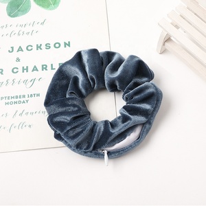 Cerniera scrunchie Safe/Hair bun ties Secret Pocket pony tails women Diversion safes | - Product Image 5