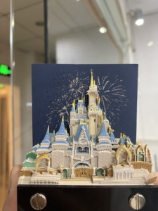 Tùy chỉnh <span class=keywords><strong>3D</strong></span> mô hình Memo Cube đóng hộp quà tặng giấy Điêu Khắc Sáng tạo khối giấy DIY <span class=keywords><strong>3D</strong></span> Memo Pads ghi chú dính cho các trường học văn phòng phẩm - Product Image 2