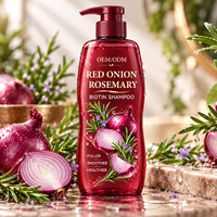 Shampo dan Kondisioner Rambut Organik Vegan Bebas Sulfat dengan Ekstrak Bawang Merah dan Rosemary untuk Wanita (Private Label)