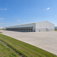 Structure en acier robuste pour entrepôt, conforme à la norme EN 1090, résistante aux intempéries, atelier métallique préfabriqué, garage, hangar, bâtiment de stockage