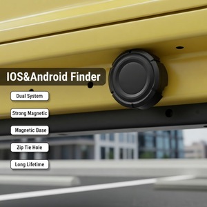 Mini Rastreador Antipérdida para Auto/Bicicleta/Motocicleta, Sistema Dual IOS y Android, Etiqueta Inteligente BLE Find My, con Funda Impermeable - Product Image 1