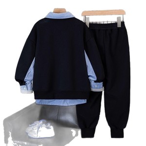 Conjunto de Traje Casual de Verano para Niños 2025 Nuevo 100% Algodón Tejido Peinado Largo y Moderno - Product Image 5