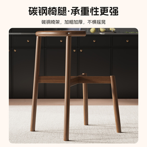 Dining Chair Upholstered Wooden <b>Frame</b> Modern Design For Living Room And Dining Space - Product Image 4