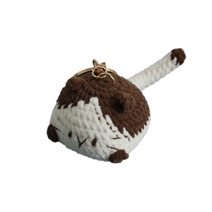 Wholesale Kawaii Crochet Cat Keychain Toy Pendant Mini Handmade Knitted Amigurumi <b>Plush</b> Animal Doll Kitten Backpack Bag Charm - Product Image 5