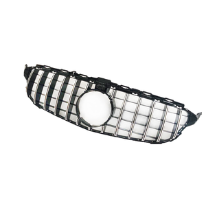 Grille de <span class=keywords><strong>calandre</strong></span> W205 GT <span class=keywords><strong>Panamericana</strong></span> pour Mercedes Benz <span class=keywords><strong>Classe</strong></span> C W205 Bodykit 2015 2018 - Product Image 2
