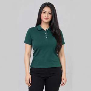 <b>Women</b> <b>Polo</b> T-<b>Shirt</b> Comfortable Collared <b>Shirt</b> with Soft Fabric <b>Women</b> <b>Polo</b> T-<b>Shirts</b> for Daily Wear with Easy Styling and Comfort - Product Image 1
