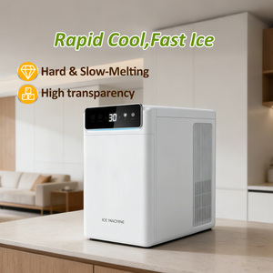 เครื่องทำน้ำแข็งทรงกลมแบบดิจิตอล GREENFLY JJPRO หน้าจอสัมผัสทรงกลมโปร่งใส สำหรับใช้ในบ้าน บาร์ ครัว - Product Image 3