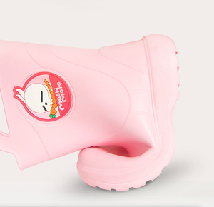 รองเท้าบูทกันฝนสำหรับเด็ก, สำหรับเด็กชายและเด็กหญิง2-6ปีรองเท้าน้ำหนักเบา EVA น่ารักกันลื่นอุปกรณ์กันฝนสำหรับฤดูหนาว - Product Image 5