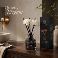 Diffuseur à Roseaux Direct Usine Parfum d'Ambiance 50ml Set Cadeau Diffuseur de Luxe Bâtonnet de Parfum Diffuseur d'Hôtel