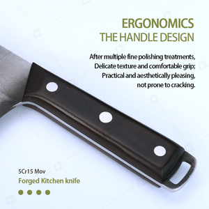 High quality Ergonomic Solid Wood Handle Multipurpose Carving <b>Knife</b> for Roast Beef <b>Fish</b> Veggies & Home Cooking oem DIY ODM - Product Image 3