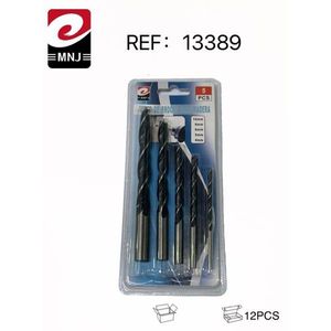 Mnj Wood Drill Bit Set 5 Pcs 10mm 8mm 6mm 5mm 4mm For Drilling In Wood - Product Image 3