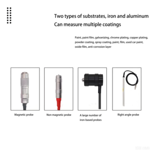 Draagbare NDT digitale ultrasone laagdiktemeter voor niet-geleidende deklaag - Product Image 5