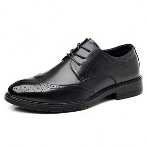 Men's Leather <b>Shoes</b> High End Spring Business Formal <b>Shoes</b> British <b>Style</b> Wedding <b>Shoes</b> and Brogues - Product Image 2
