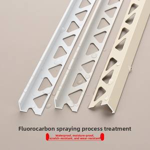 Perfil de aluminio en forma de F personalizado Sunsbuild para bordes de azulejos, molduras para ducha, 34.8x10.6mm, 1 año de garantía, para pisos de cocina - Product Image 2