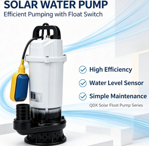 <span class=keywords><strong>Pompe</strong></span> à eau solaire submersible flottante sans balais QDX DC avec interrupteur à flotteur <span class=keywords><strong>automatique</strong></span> pour système d'alimentation en eau solaire hors réseau - Product Image 2