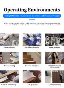 Pnn ฟองน้ำขัดกระดาษทรายแบบม้วนอุปกรณ์เสริมสำหรับขัดสายพานกระดาษทราย - Product Image 5