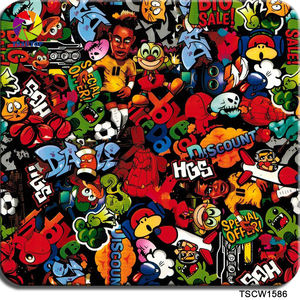 TSAUTOP-طقم نقل صور ، رسومات كرتونية, رش غمس مائي PVA ، نقل مياه ، طباعة أفلام هيدرو جرافيك - Product Image 2