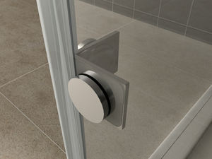 Mampara <span class=keywords><strong>de</strong></span> Ducha Rectangular Moderna <span class=keywords><strong>de</strong></span> Acero Inoxidable SS304 con Puerta Corredera Simple <span class=keywords><strong>de</strong></span> 3 Lados, Cristal Templado <span class=keywords><strong>de</strong></span> 8mm, Sin Marco, con <span class=keywords><strong>Ruedas</strong></span> Grandes, <span class=keywords><strong>para</strong></span> Uso en Hogar, Hotel y <span class=keywords><strong>Baño</strong></span> - Product Image 2