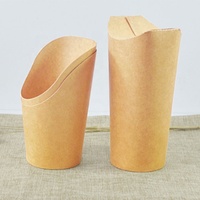Gobelets en papier kraft jetables Boîtes à frites