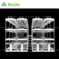 Système d'agriculture verticale mobile SINO AGRI, grande ferme intérieure, culture hydroponique de fraises, éclairage LED, taille personnalisable