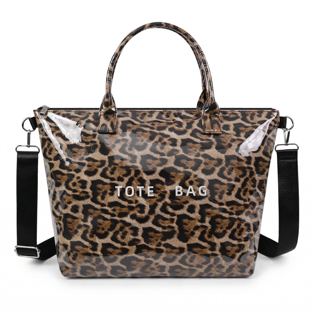 Estampado de leopardo marrón