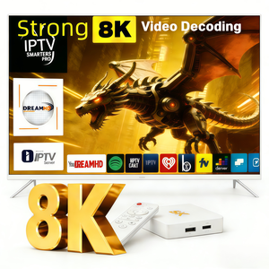 Suscripción Strong-8k Trex-dino <span class=keywords><strong>Iptv</strong></span>-code Lista de Canales Prueba Gratuita de 24 Horas <span class=keywords><strong>Smarters</strong></span>-pro M3u-reseller-panel 12 Meses Europa Alemania Estados Unidos - Product Image 1