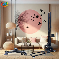 Impresora de Pared 3D Inteligente Hanjie, Máquina Automática de Impresión Vertical para Arte Mural en Interiores y Exteriores