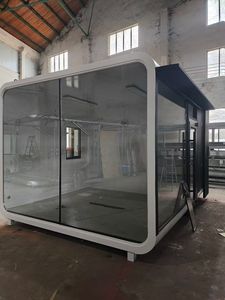 Carpa Metálica Moderna <span class=keywords><strong>de</strong></span> Aleación <span class=keywords><strong>de</strong></span> Aluminio en Oferta, Puerta Corredera Prefabricada <span class=keywords><strong>de</strong></span> Alta Calidad para Uso en Interiores y Exteriores, Color Personalizado - Product Image 4