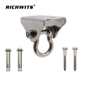 RICHWITS Placa Colgante de Acero Inoxidable 304 con Lazo para Colgar, Accesorio para Silla Colgante, Hamaca y Saco de Arena de Yoga - Product Image 2