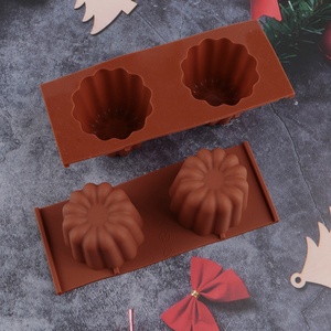 Moule à gâteau en silicone à 8 et 18 cavités, forme dentelle, pour mousse, pudding, dessert, cuisson au four, résistant à la chaleur - Product Image 3