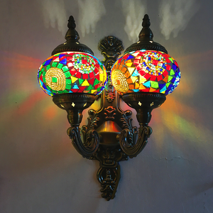 Turkish Style Luxury Wall Lights Decoration Wall <strong>Lamp</strong> Interior Crystal Light 80 Round <strong>Colours</strong> Vintage Decorative Wall <strong>Lamp</strong> - Product Image 6