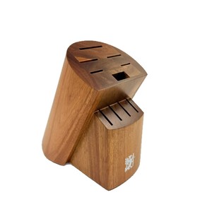 Porte-couteaux en bois 19x12.5x22.5cm, support à couteaux durable et multifonctionnel pour le rangement de cuisine - Product Image 1