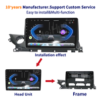 Meihua pour Mazda6 Harnais de câblage d'autoradio Atenza2020-2021 GPS Android Player Frame avec 1 an de garantie Screen Fascia Frame