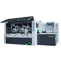 REIGNMAC Dégauchisseuse à 6 Fraiseuses et Quatre Faces, Dégauchisseuse à Bois Robuste, Machine à Moudre le Bois Haute Vitesse pour Bois Massif