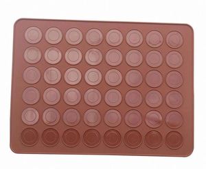 48 Hole Macarons <b>Silicone</b> Mat <b>Baking</b> Mold, <b>Silicone</b> Macaron Kit Pastry <b>Baking</b> Mat and Decorating Piping Pot with 4pcs Nozzles - Product Image 2