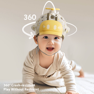 Nuevo estilo personalizado bebé aprender a caminar ajustable Anti-<span class=keywords><strong>casco</strong></span> de seguridad niños Anti-caída bebé <span class=keywords><strong>casco</strong></span> protector - Product Image 3