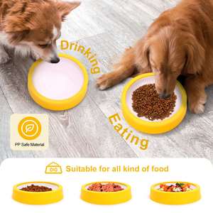 Nuevo Tazón de Alimentación para Mascotas 2025 para Perros y Gatos, 3 Colores, Anti-mordidas, Redondo, Gran Capacidad, Tazón para Comida y Agua para Perros - Product Image 2