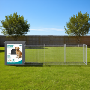 Caseta para Perros Galtonai 43.3x159.4x43.3 Pulgadas en Acero Galvanizado con Corral Exterior para Mascotas - Product Image 2