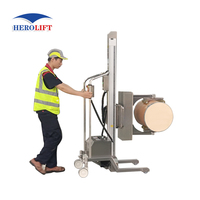 Chariot élévateur électrique pour rouleaux de film de 100 kg/200 kg, chariot élévateur pour rouleaux