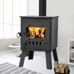 Best Sell Modern Design Log Burner Stoves Wood Burning Cast Iron Stove Indoor for hotel