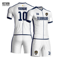 HOSTARON Imprimante à sublimation personnalisée Maillot de football bon marché Maillot de club de football à manches longues Uniforme de football Ensemble de gardien de but de football