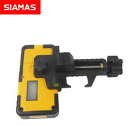 Détecteur de niveau laser rotatif SIAMAS récepteur rouge pour utilisation laser rotatif à 360 degrés accessoire de détection vert 500m avec pince