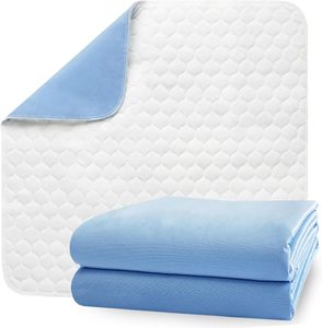 Aosen - Alèses <span class=keywords><strong>de</strong></span> <span class=keywords><strong>lit</strong></span> imperméables réutilisables à forte absorption, lavables, pour adultes, enfants, personnes âgées et animaux <span class=keywords><strong>de</strong></span> compagnie - Product Image 1