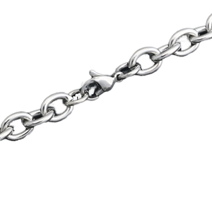 שרשרת צלב טיטניום טהורה שרשרת חבל אלגנטי לגברים ולנשים עבור תכשיטי אופנה סיטונאית מתנה - Product Image 1